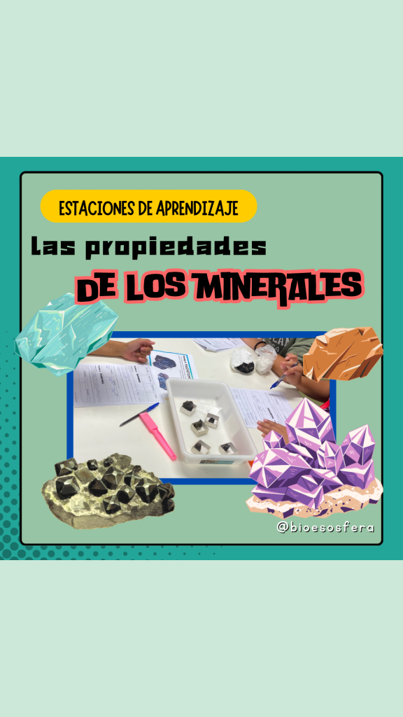 Estaciones de Aprendizaje: Descubriendo las Propiedades de los Minerales en 1º de ESO